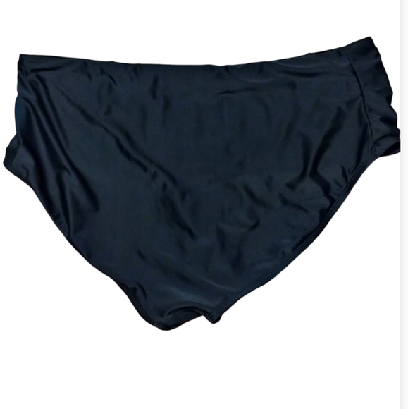 Time and Tru Black High Waist Bikini Bottoms Size 2X NWT - Picture 2 of 2